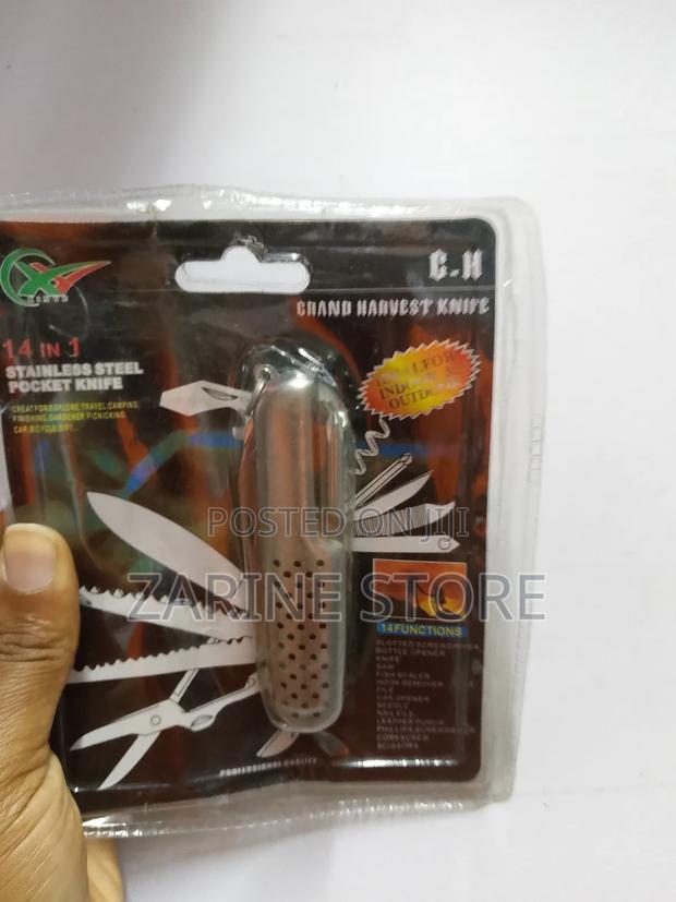 Foldable Stainless Steel Knife for Outdoor Indoor Activities - main view