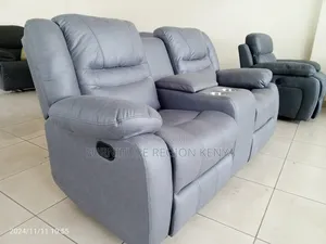 Two Seater Imported Fabric Recliner Sofa