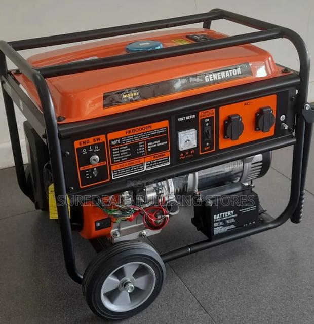 Hisaki Japan Petrol Generator 7.5KVA,Key Start - main view