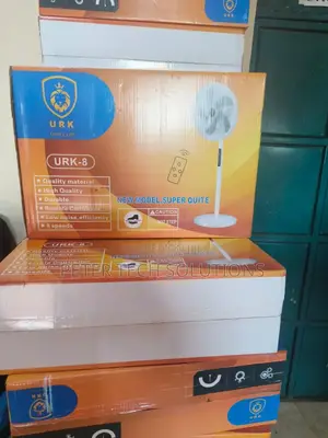 Remote Controlled URK 16" Modern Standing Quiet Fan