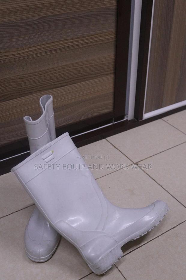 Light Duty Gumboots-white - thumbnail 2
