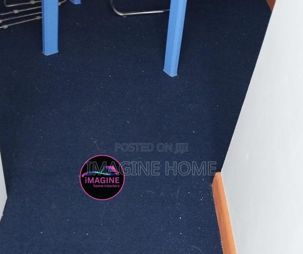 Blue Office Decoration Wall to Wall Carpet