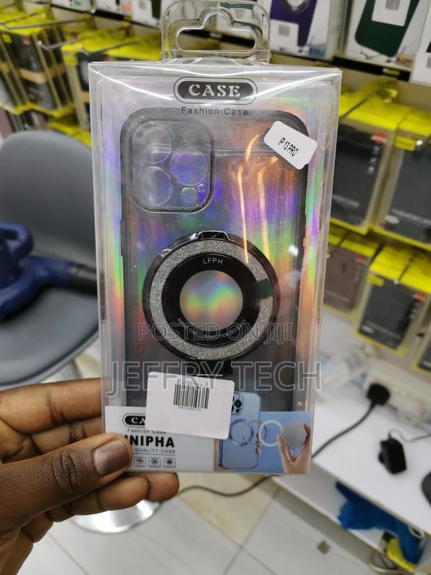 iPhone 13 Pro Magnetic Glitter Case, Luxury Plating -Clear - main view