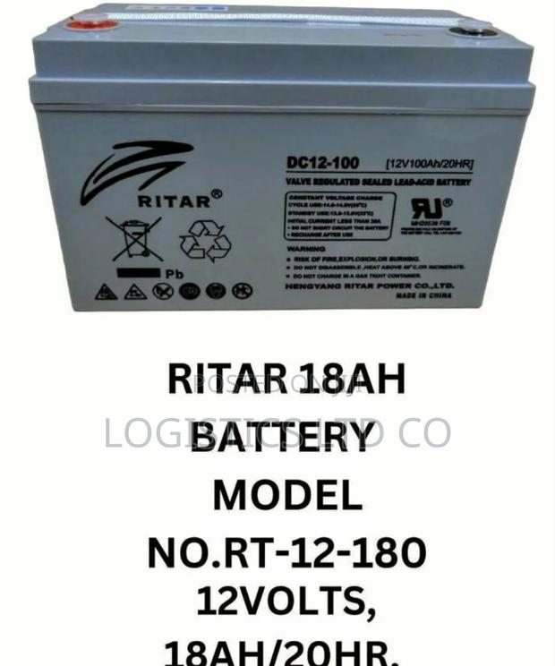 Ritar Solar Battery 18 Ah 12 v for Power Back Up