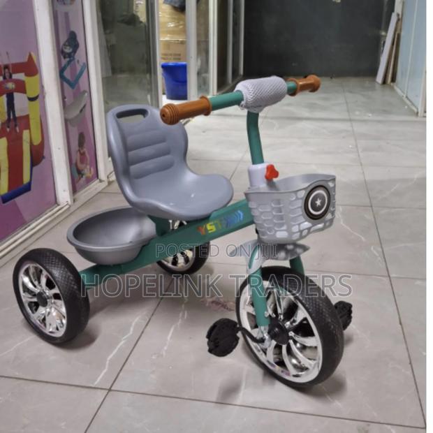 Kids Tricycle With Back Seat Support. - main view