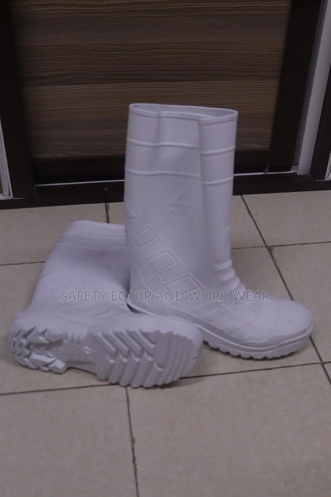White Steel Toe Safety Gumboots