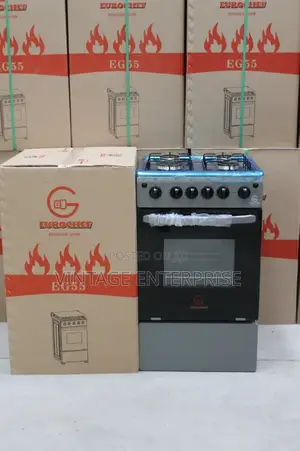 Eurochef Full Gas With Electric Oven +Timers Standing Cooker