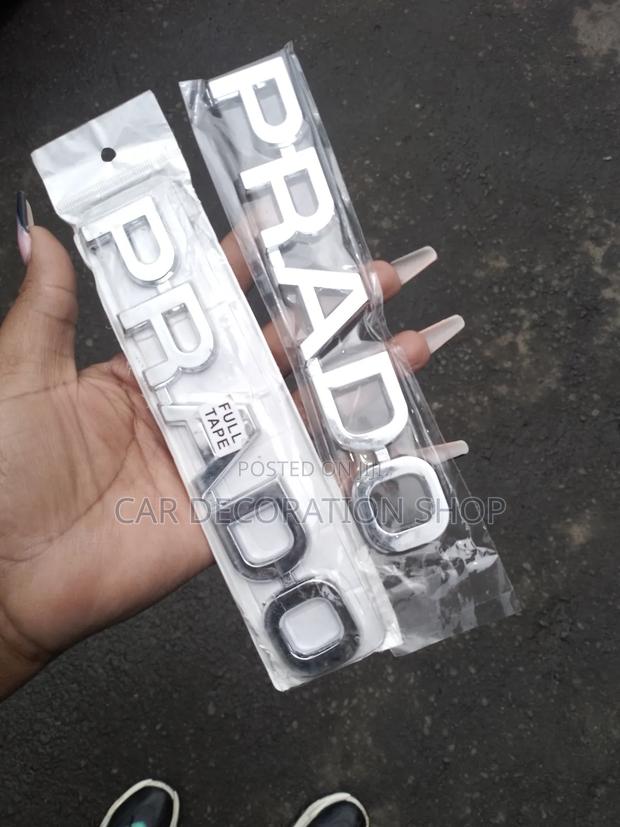 Chrome Prado Lettering Badge - thumbnail 2