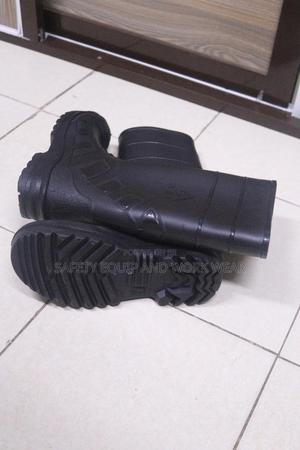 Steel Toe Gumboots-Black - main view