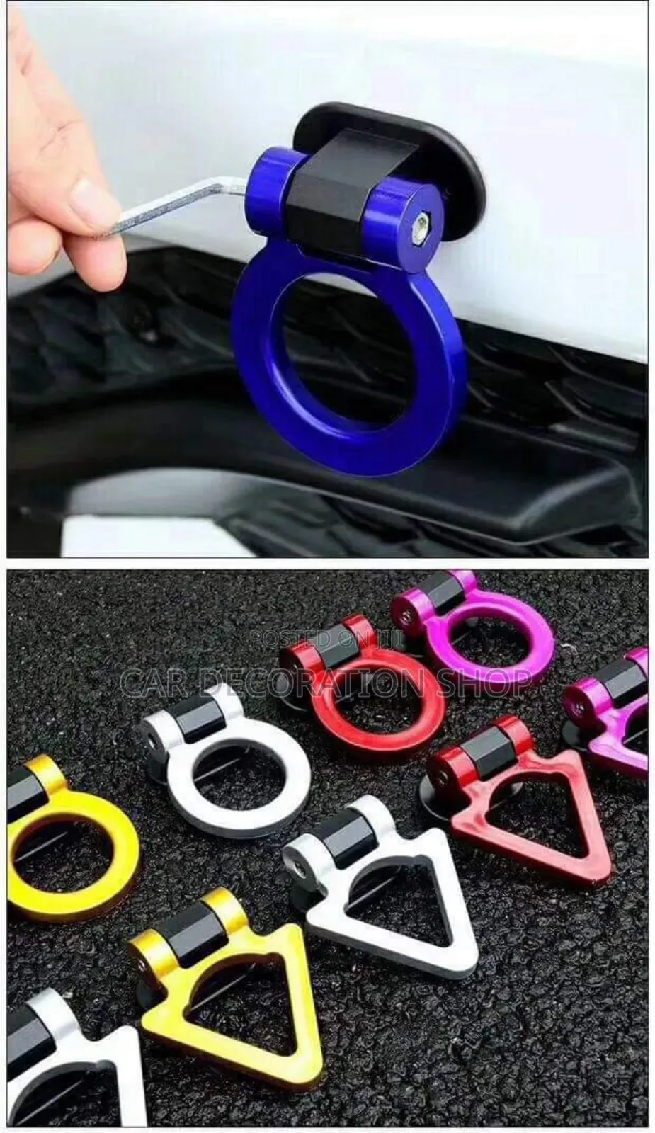 Bumper Dummy Stick on Tow Decoration Hook
