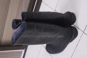 Black Steel Toe Gumboot-Fashion Industrial