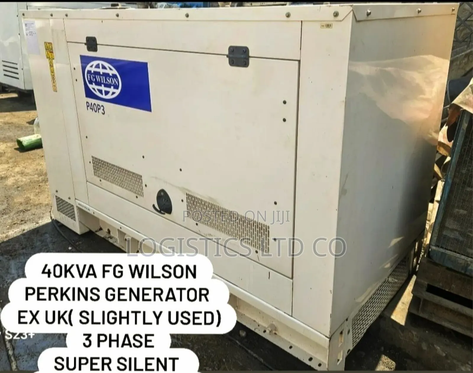 Perkins 40 Kva Slightly Used 3 Phase Silent Generator