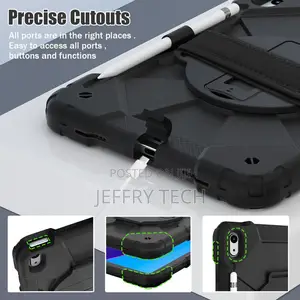 iPad 10th Gen 10.9 Inch 2022 Kickstand Rugged Cover-Black