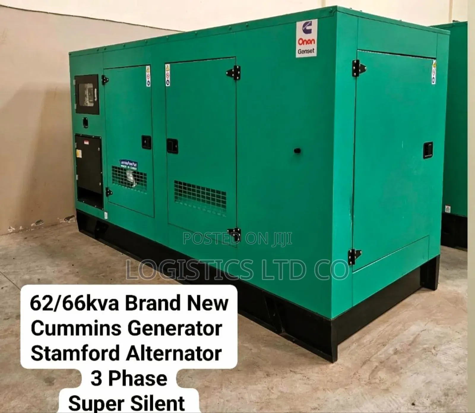 Cummins 66 Kva 3 Phase Super Silent Generator