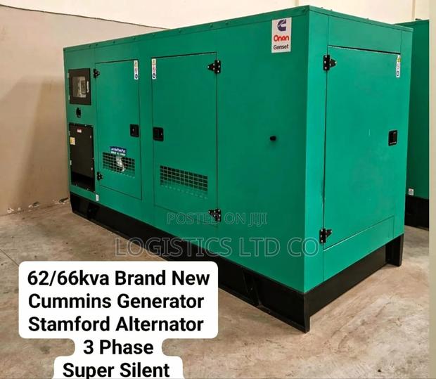 Cummins 66 Kva 3 Phase Super Silent Generator
