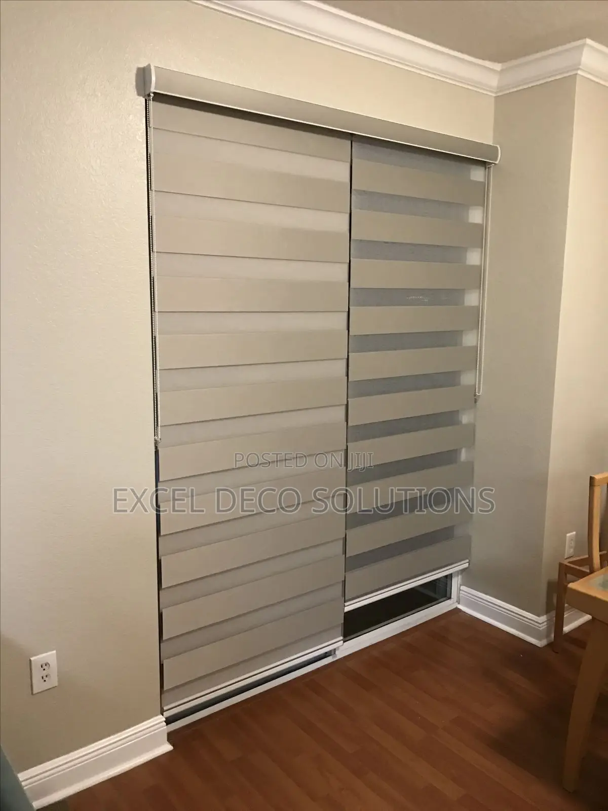 Custom Look Zebra Roller Blinds