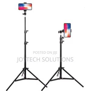 Extendable 2.1 M Tripod Stand for Holding Phones, - thumbnail 2