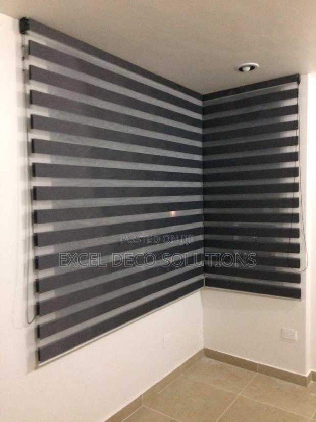 Minimalist Look Zebra Roller Blinds