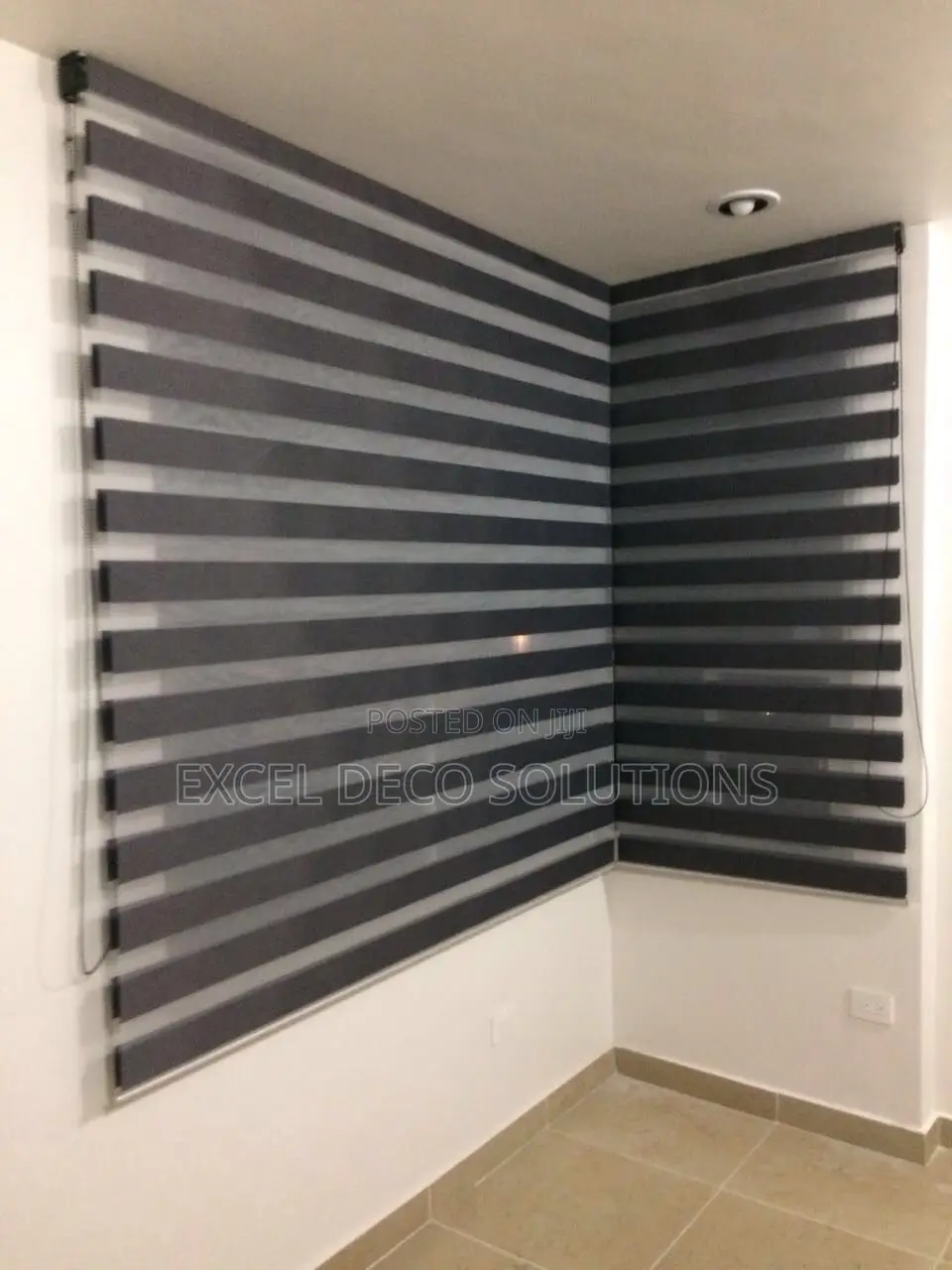 Minimalist Look Zebra Roller Blinds