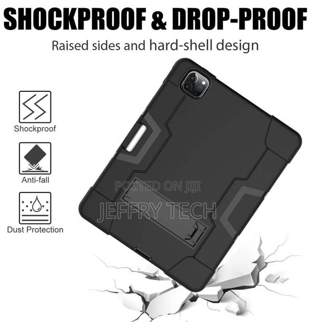 iPad Pro 12.9 Inch 5th Gen 2021 Rugged Cover With Kickstand