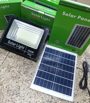 Quality 300w Big Size Solar Flood Light With Remote