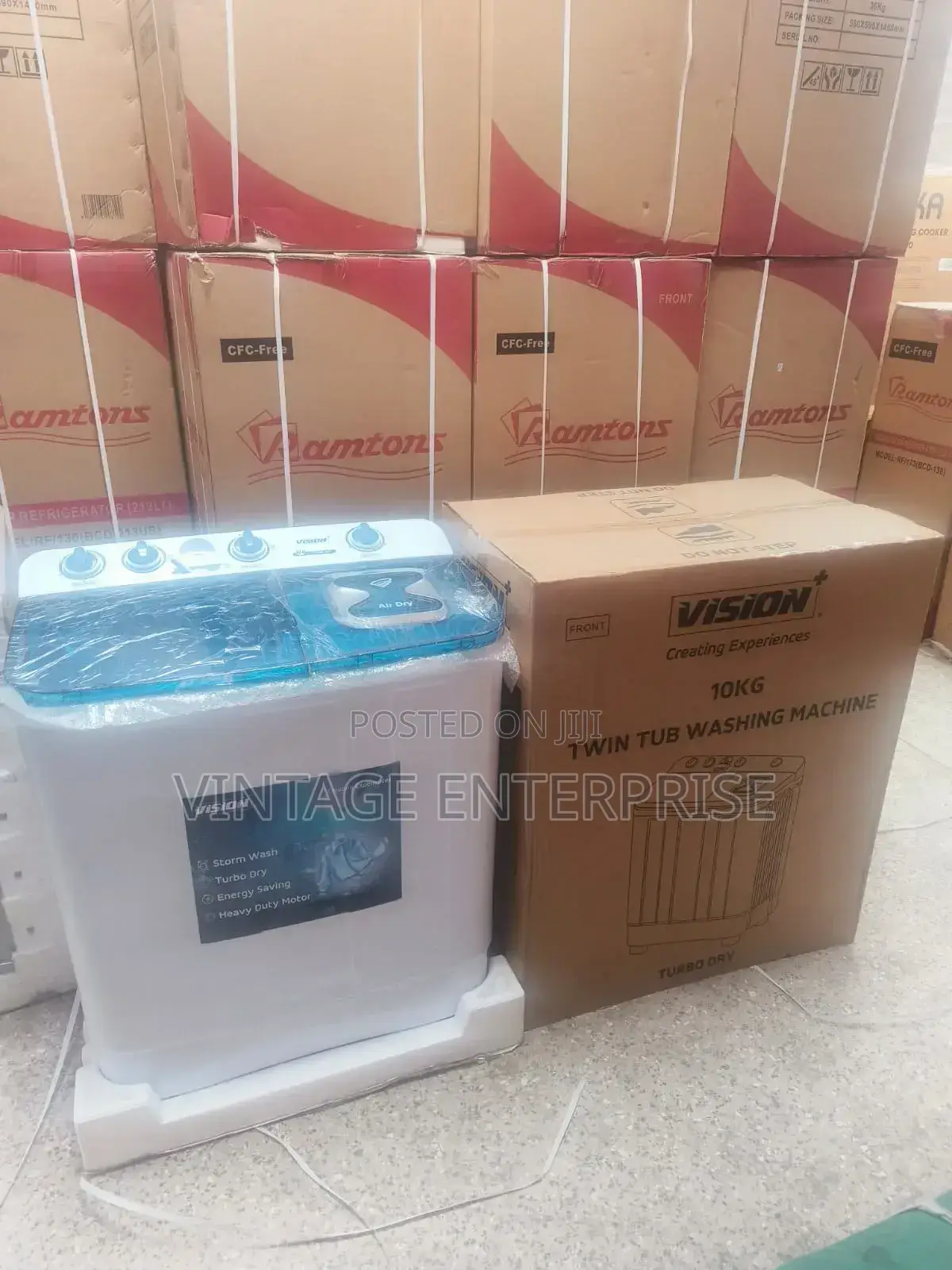 Vision 10kg Twin Tub Washing Machine