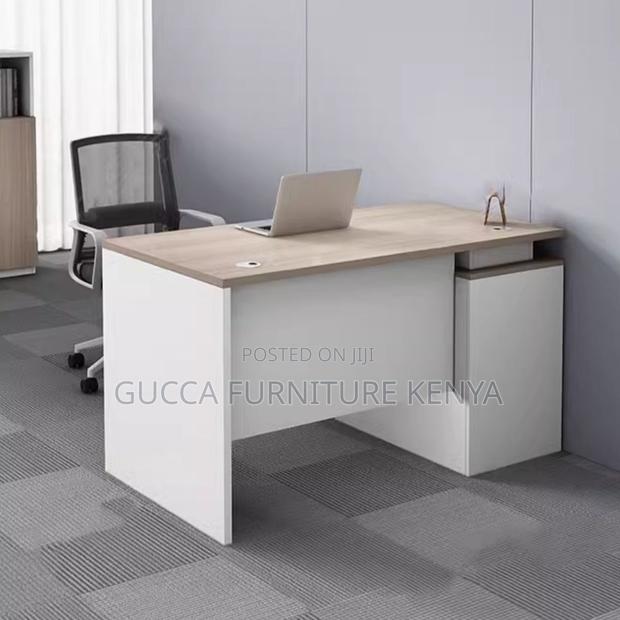 Office Tables:1400mm Contemporary Office Computer Desk - thumbnail 2