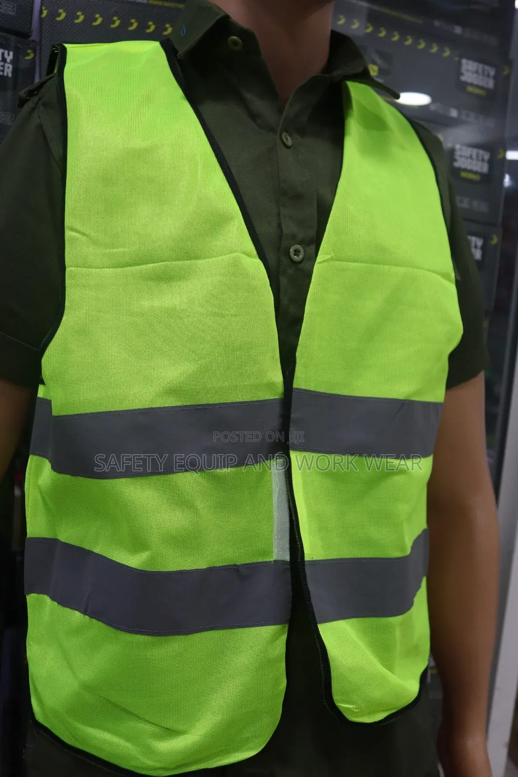 Lightweight Reflector Vest (80gsm)-green