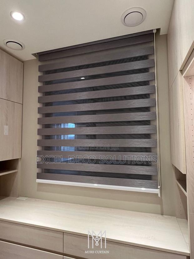 Modern Window Covering Zebra Roller Blinds
