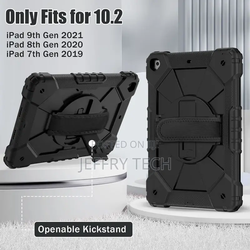 iPad 9th Gen 10.2 Inch2021 Shockproof Protective Cover-Black