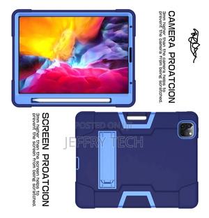 iPad Pro 12.9 Inch 4th Gen 2020 Rugged Protective Case -Blue - thumbnail 2
