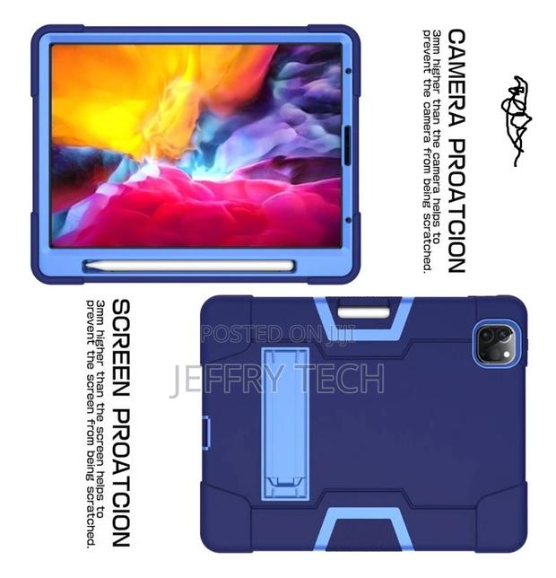 iPad Pro 12.9 Inch 4th Gen 2020 Rugged Protective Case -Blue - main view