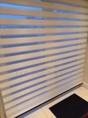 Double Layered Zebra Roller Blinds