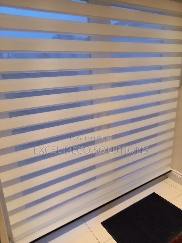 Double Layered Zebra Roller Blinds