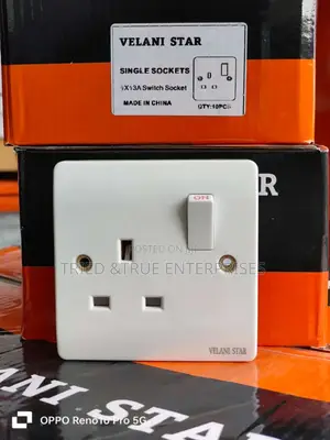 13A White Single Wall Socket Fdw3