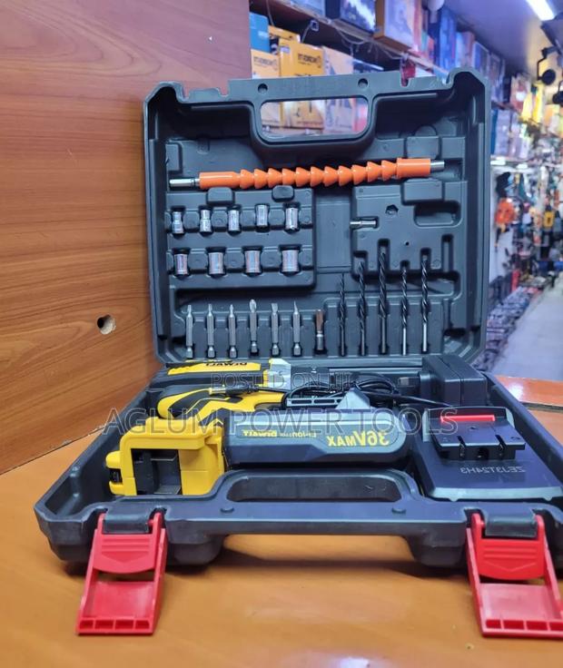 Cordless Drill Tool Set 36V With Two Batteries - main view