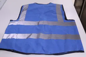 Executive Reflective Vest - Bermuda Blue