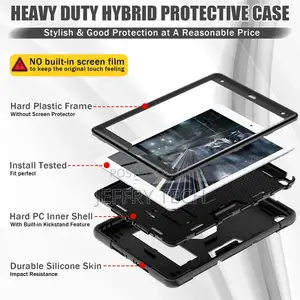 iPad 7th Gen 10.2 Inch 2019 Rugged Cover With Kickstand