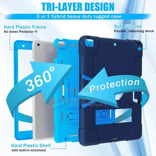 iPad 7th Gen 10.2 Inch 2019 Heavy Duty Rugged Case,Kickstand - main view