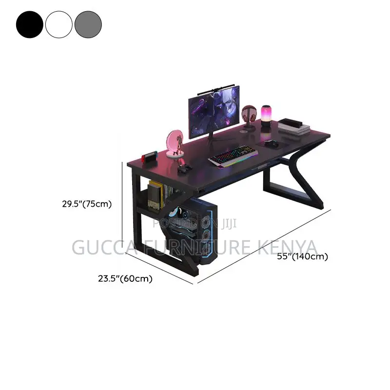 Office Table:120cm Rectangular Engineered Wood Studying Desk
