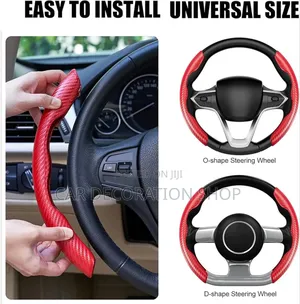 Red Carbon Fiber Look Nonslip Cover