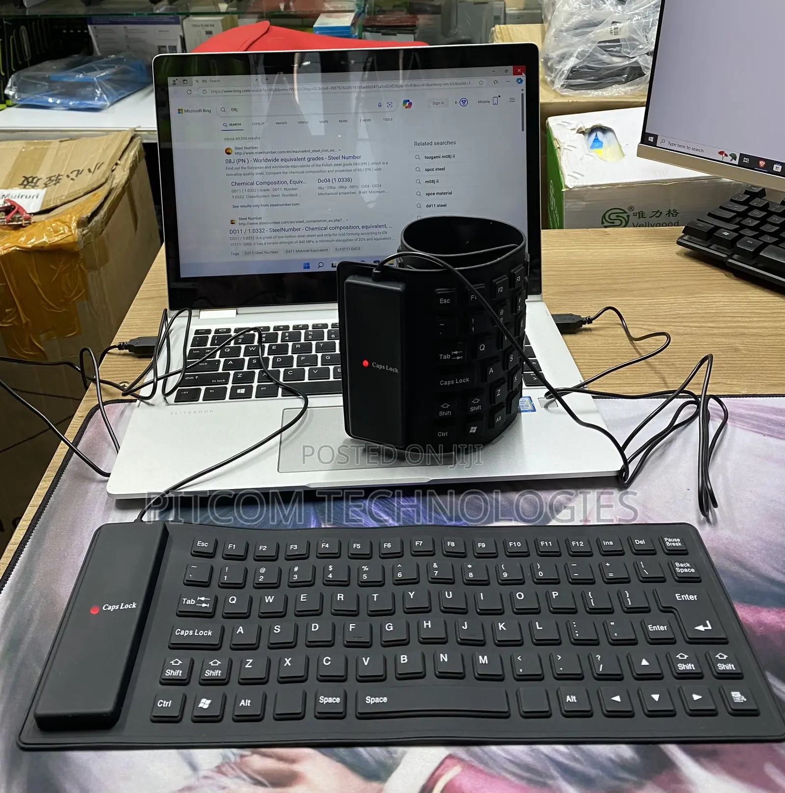Flexible Keyboard for Laptop and Desktop