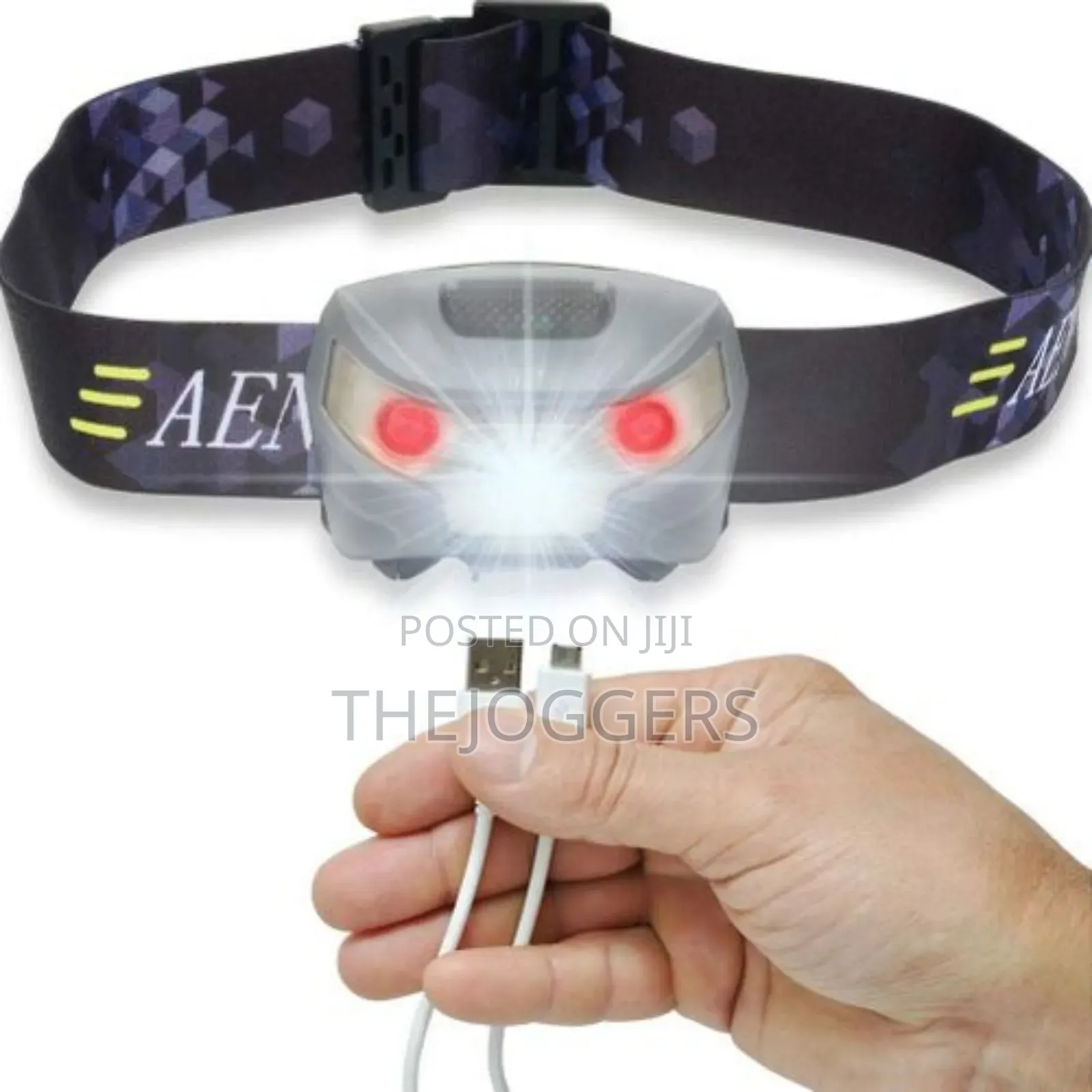 Rechargeable Headlamp for Running, Jogging, Hiking, Cycling