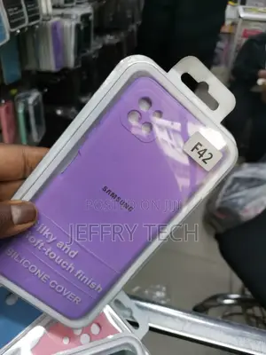 Silicone Gel Rubber Case for Samsung Galaxy F42 -Purple