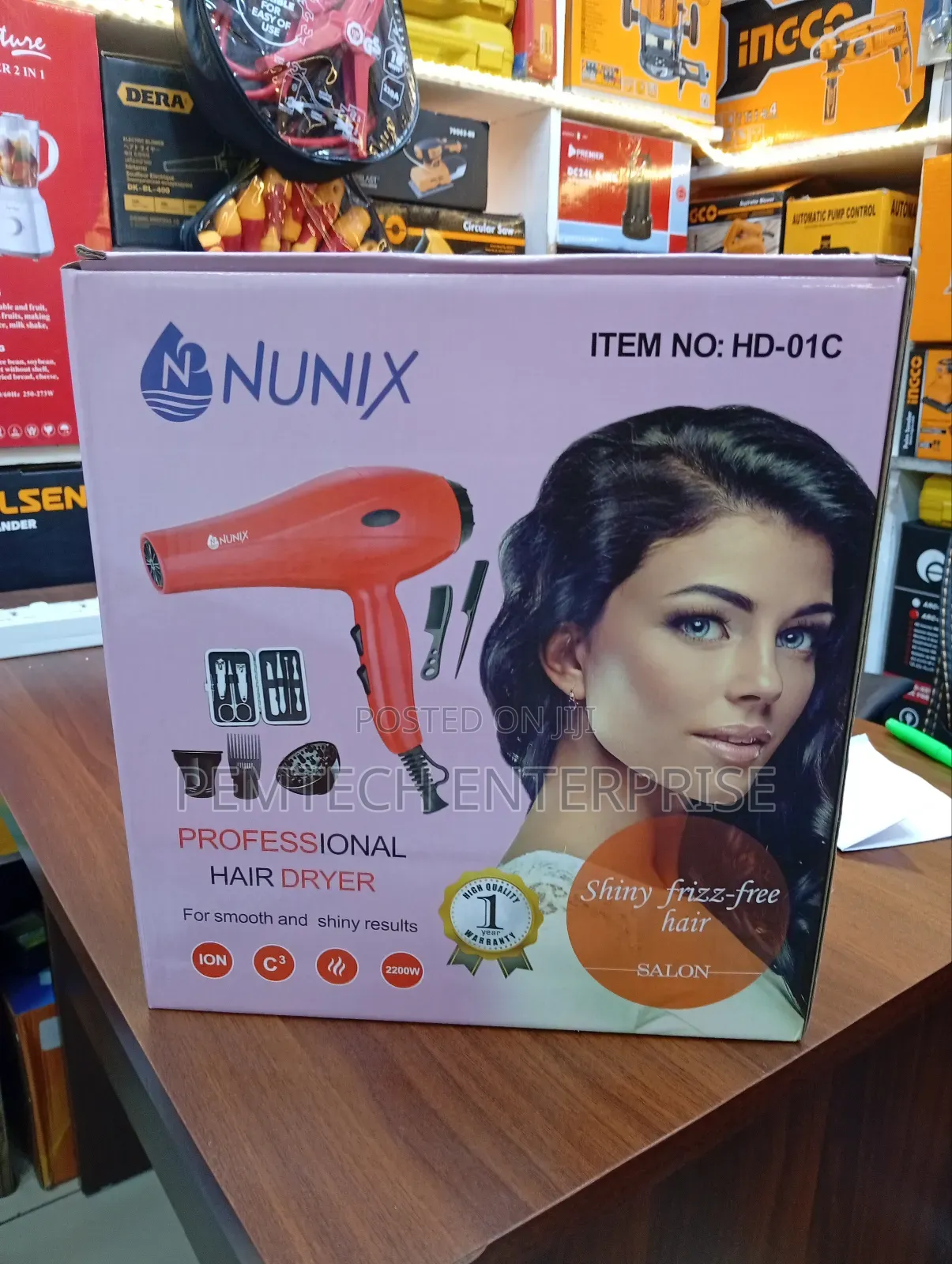 Nunix Hair Dryer for Blow Dry