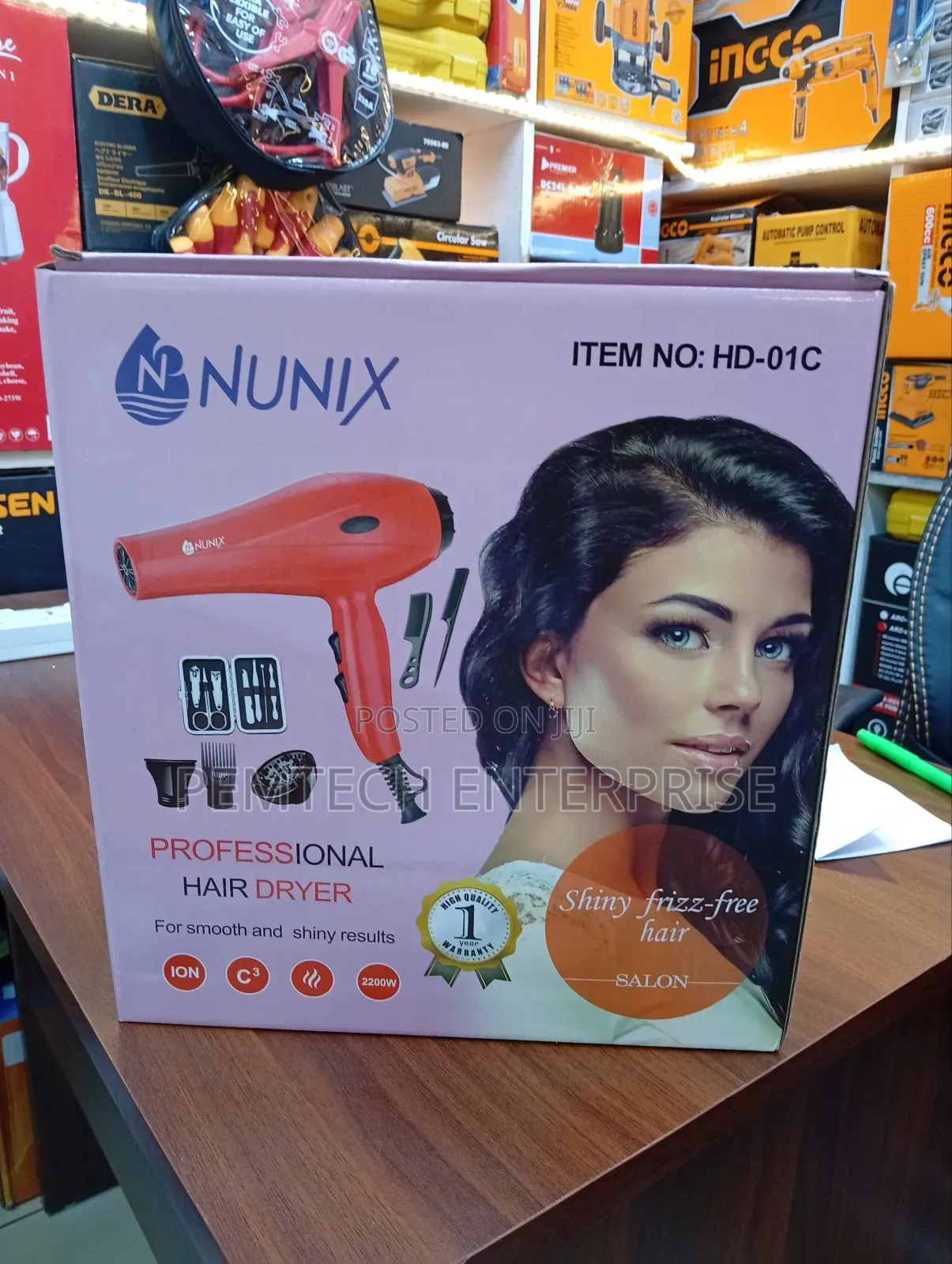 Nunix Hair Dryer for Blow Dry