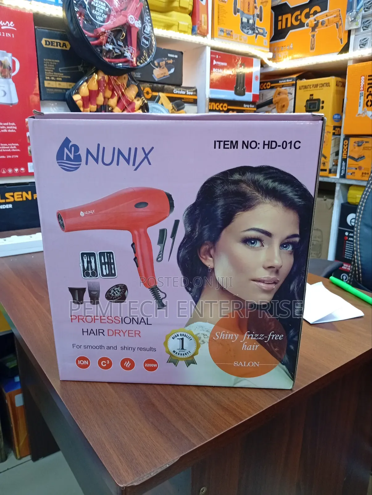 Nunix Hair Dryer for Blow Dry