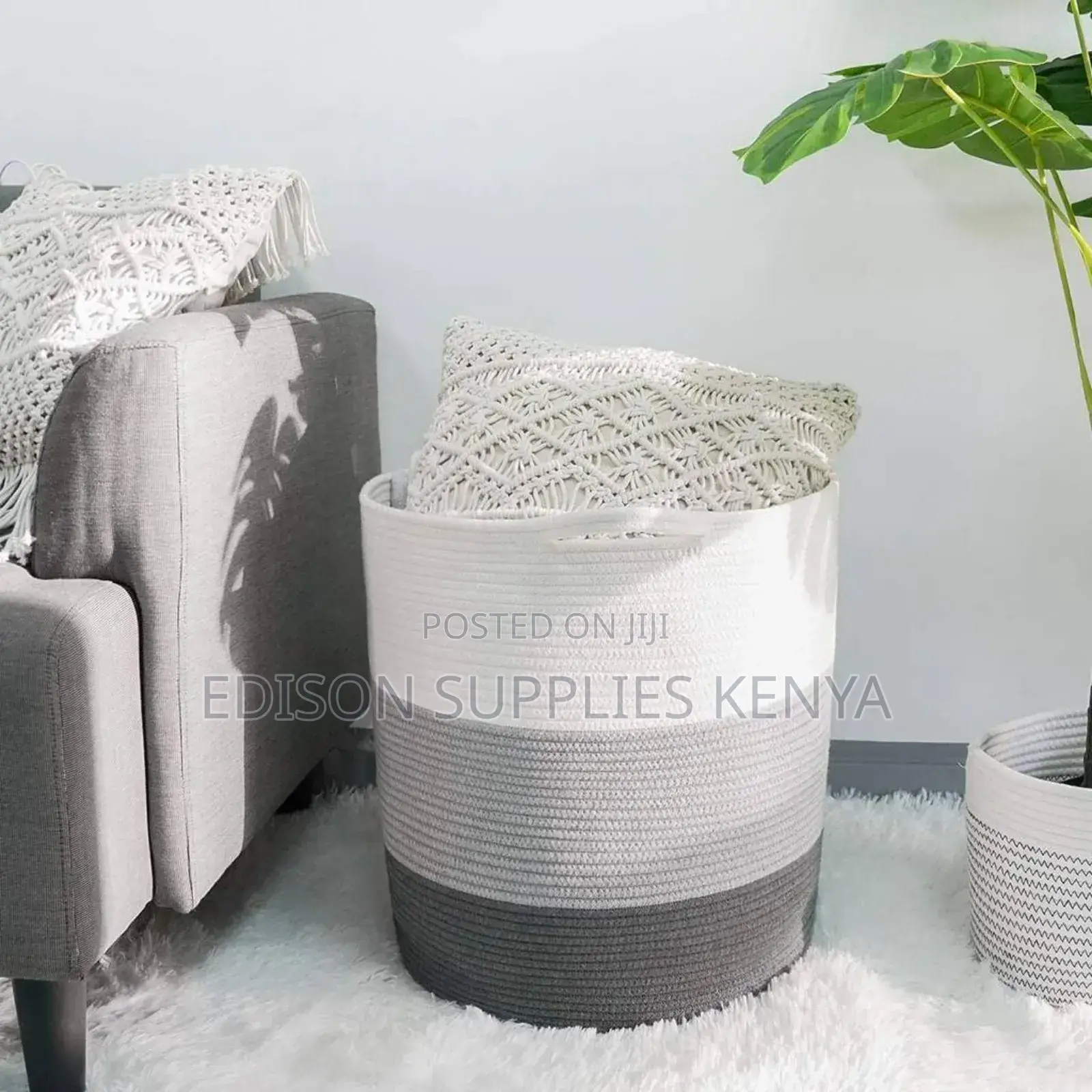 Woven Multipurpose Bag Woven Laundry Bag Heavy Rope