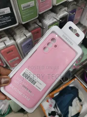 Soft Silicone Phone Back Case for Samsung Galaxy A04s - Pink