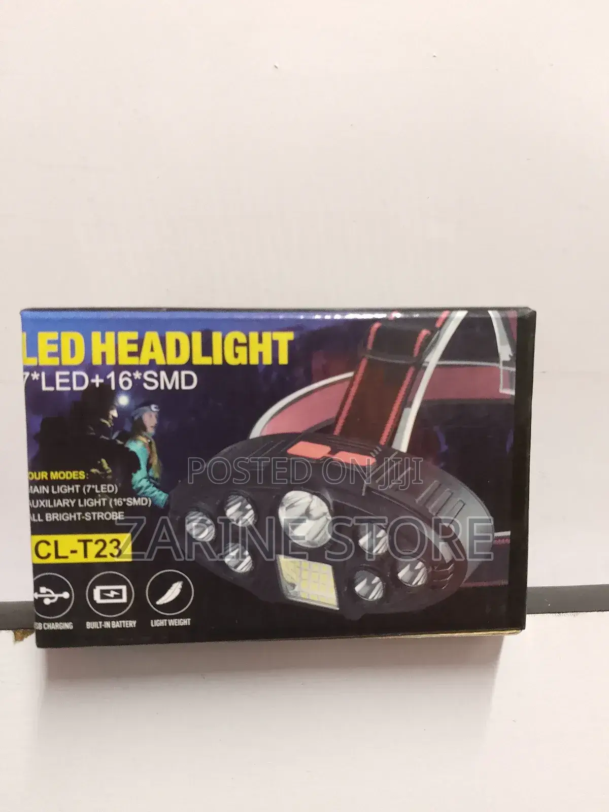 Headlamp 7 Led Headlights Rechargeable